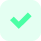 green check